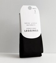 New Look Maternity Black Fleece Lined Leggings
